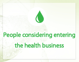 People considering entering the health business